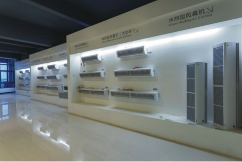 利来w66风幕机产品展厅